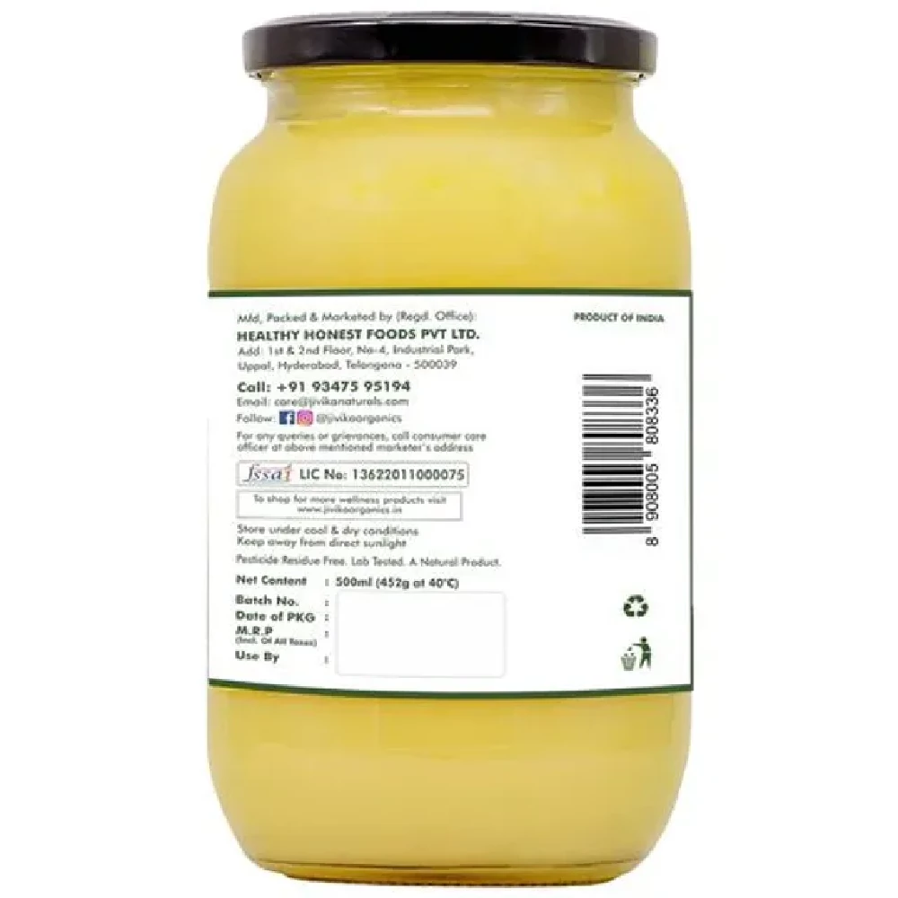 Jivika Naturals Desi A2 Cow Bilona Ghee-Tuppa, 500 ml-3.webp